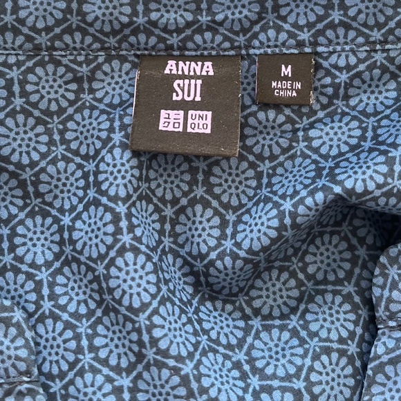 Anna Sui + Uniqlo Boho Shift Dress Size Med - Picture 9 of 10